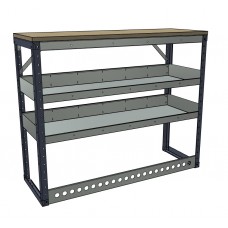 Van Workbench / 2 Shelf Unit 1025h x 1250w